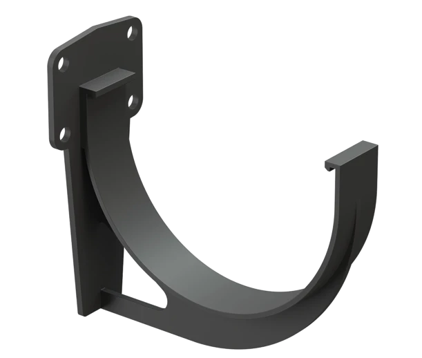 Кронштейн желоба пластиковый водостока Деке Премиум Каштан 8017 Кронштейн желоба пластиковый водостока Деке Премиум Каштан 8017